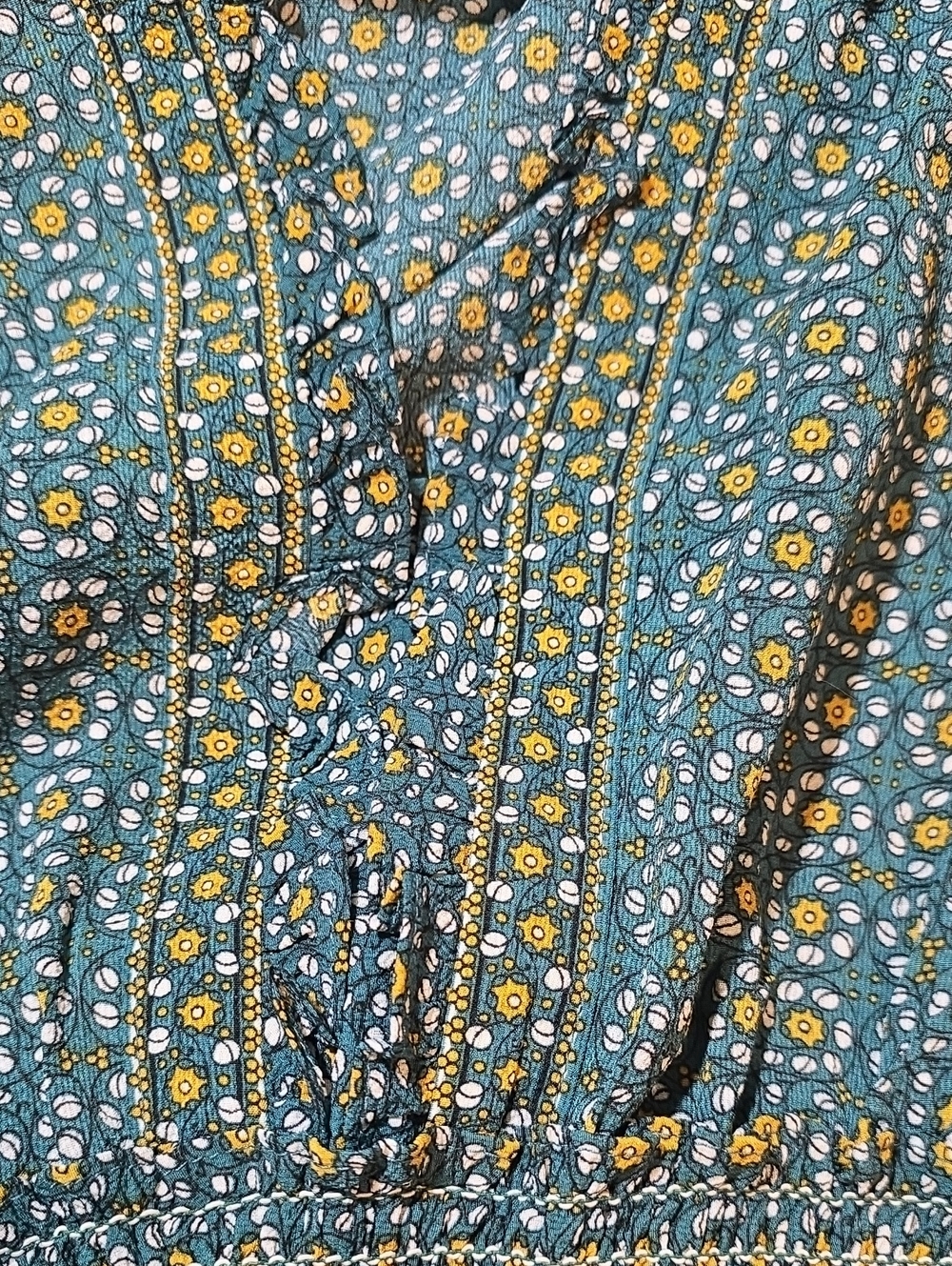 Max Studio Floral Smocked Waist Maxi Dress NWT Size M - Picture 4 of 7